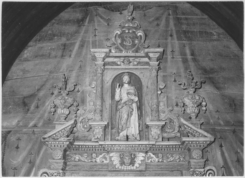 retable, tabernacle et statue : Saint Sauveur