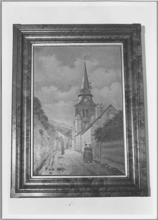 tableau : Ancienne église Saint-Denis de Sainte-Adresse - © Ministère de la Culture (France), Médiathèque du patrimoine et de la photographie, Tous droits réservés