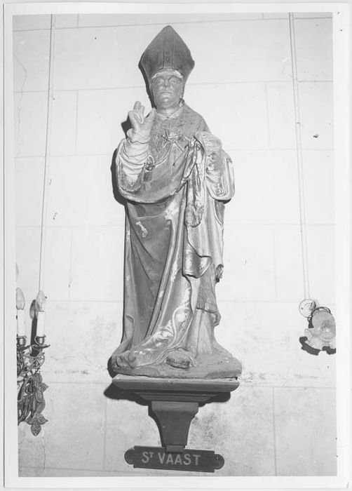 statue : Saint Vaast - © Ministère de la Culture (France), Médiathèque du patrimoine et de la photographie, Tous droits réservés