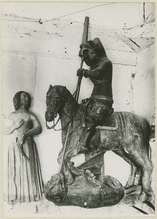 groupe sculpté : Saint Georges - © Ministère de la Culture (France), Médiathèque du patrimoine et de la photographie, diffusion GrandPalaisRmn Photo