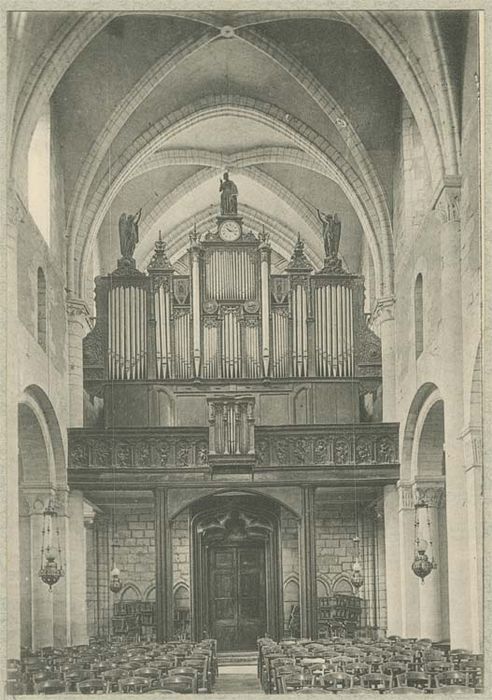 orgue de tribune : buffet d'orgue, tribune d'orgue