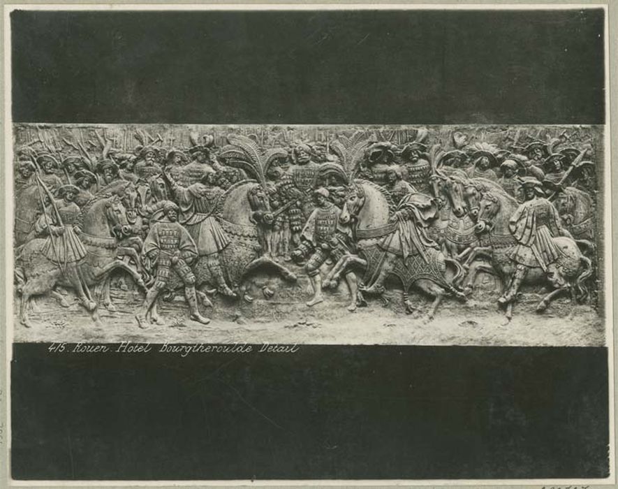 bas-relief : bataille