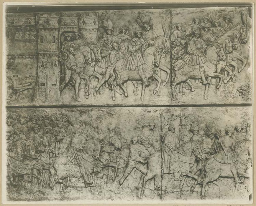 bas-relief : bataille