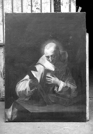 Peinture sur toile : Saint Bruno ?