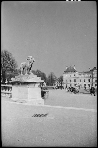 Le Palais du Luxembourg depuis le jardin