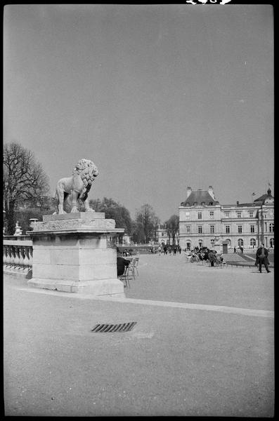 Le Palais du Luxembourg depuis le jardin