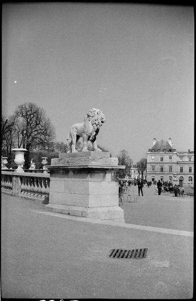 Le Palais du Luxembourg depuis le jardin