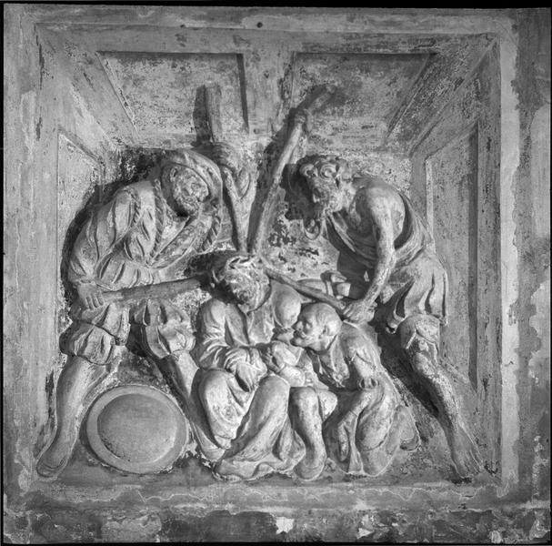 Bas-relief : scène de la Passion