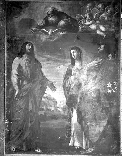 Tableau : 'Les deux familles du Christ', huile sur toile - © Ministère de la Culture (France), Médiathèque du patrimoine et de la photographie, diffusion GrandPalaisRmn Photo