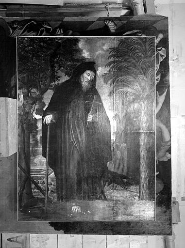 Tableau : 'Saint Antoine Ermite', huile sur toile - © Ministère de la Culture (France), Médiathèque du patrimoine et de la photographie, diffusion GrandPalaisRmn Photo