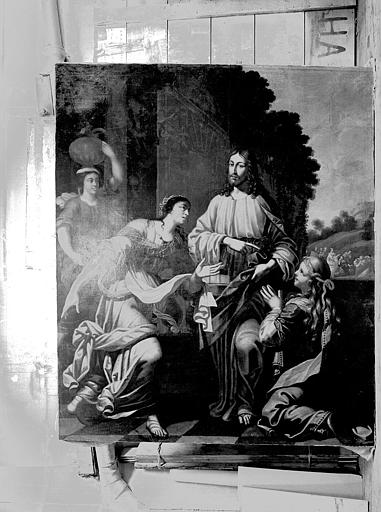 Tableau : 'Le Christ chez Marthe et Marie', huile sur toile - © Ministère de la Culture (France), Médiathèque du patrimoine et de la photographie, diffusion GrandPalaisRmn Photo