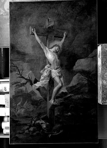 Peinture sur toile : La Crucifixion