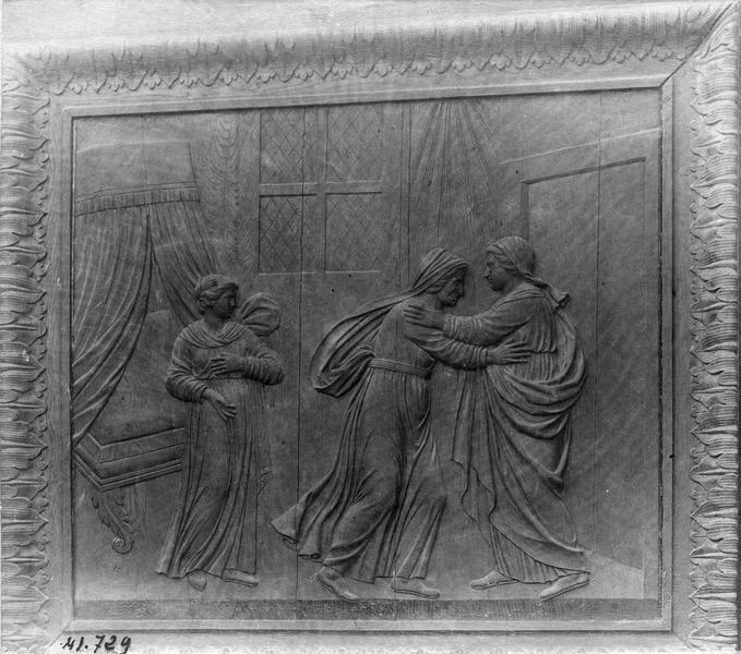 bas-relief : la visitation - © Ministère de la Culture (France), Médiathèque du patrimoine et de la photographie (objets mobiliers), tous droits réservés