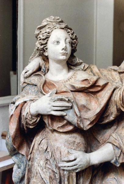 groupe sculpté : La Visitation - © Ministère de la Culture (France), Médiathèque du patrimoine et de la photographie (objets mobiliers), tous droits réservés