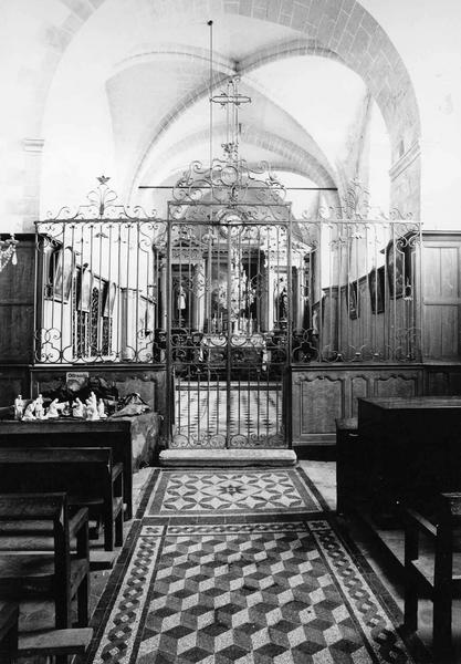 clôture de choeur (grille) - © Ministère de la Culture (France), Médiathèque du patrimoine et de la photographie (objets mobiliers), tous droits réservés