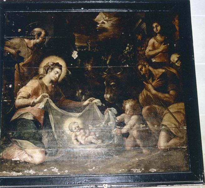 tableau : L' Adoration des bergers