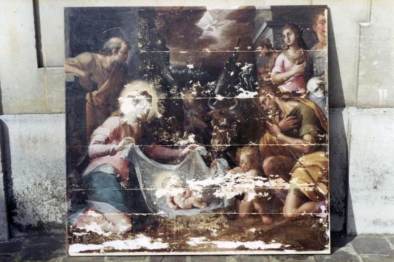 tableau : L' Adoration des bergers