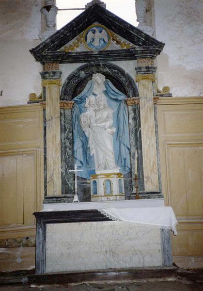 retable, Vierge à l'Enfant - © Ministère de la Culture (France), Médiathèque du patrimoine et de la photographie (objets mobiliers), tous droits réservés