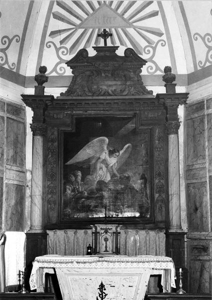 lambris de revêtement, tableau : Saint Pierre visité en prison par un ange