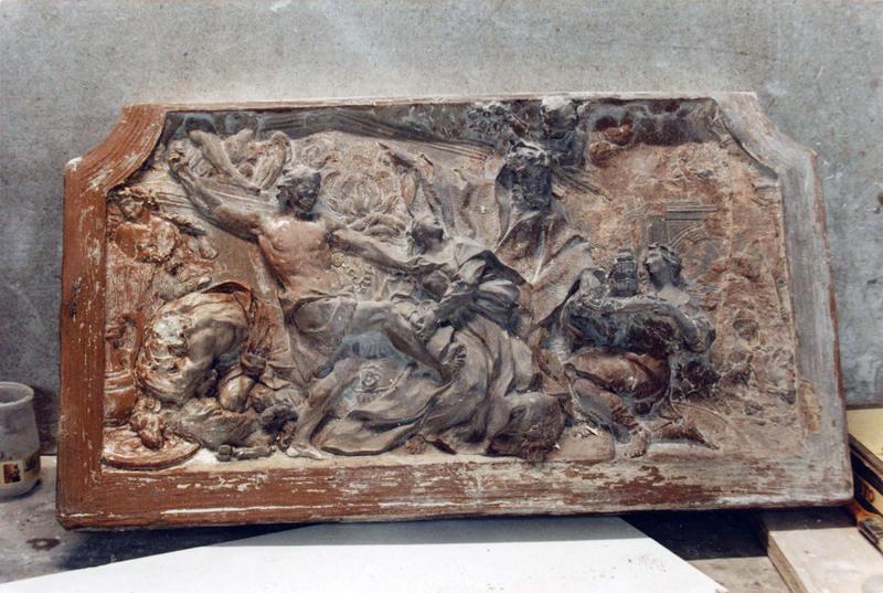 bas-relief : Épisode de la vie de sainte Agnès