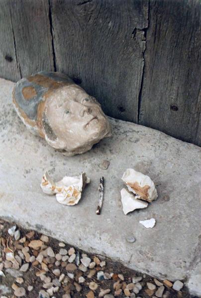 statue : Saint Évêque, déposée