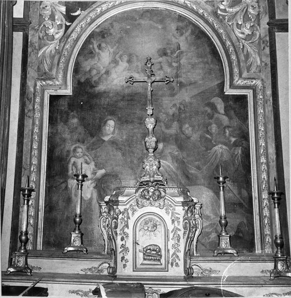 tableau et tabernacle du maître-autel - © Ministère de la Culture (France), Médiathèque du patrimoine et de la photographie (objets mobiliers), tous droits réservés
