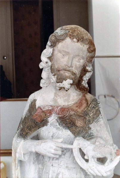 statue : Saint Jean-Baptiste, tête