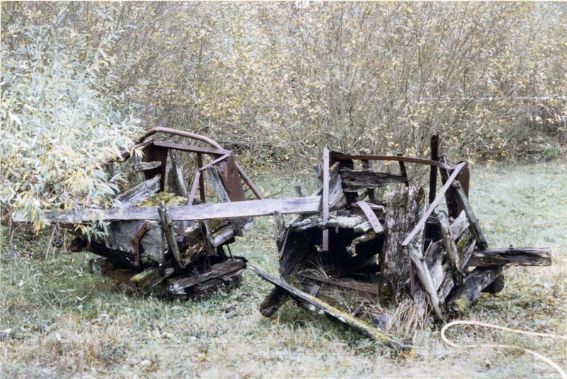 wagonnets de bois dits 'dirafes' - © Ministère de la Culture (France), Médiathèque du patrimoine et de la photographie (objets mobiliers), tous droits réservés