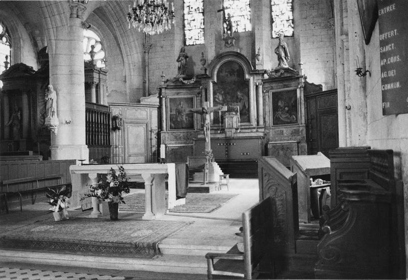 choeur, retable - © Ministère de la Culture (France), Médiathèque du patrimoine et de la photographie (objets mobiliers), tous droits réservés