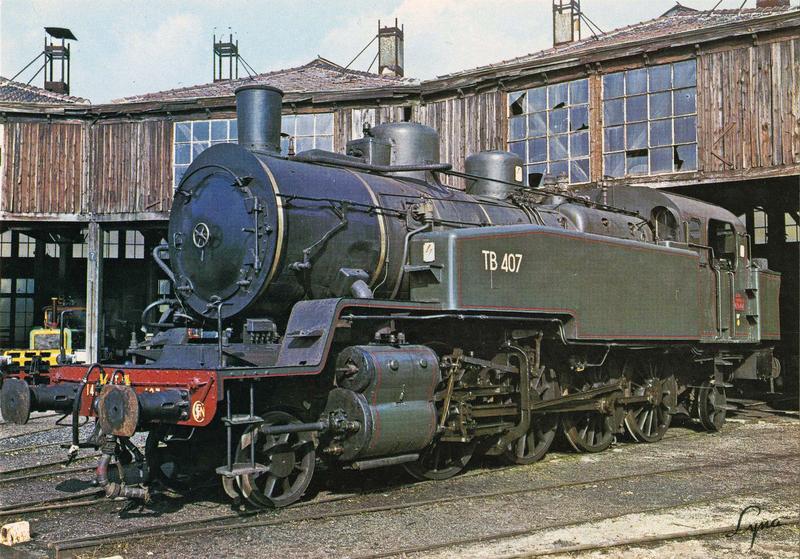 locomotive à vapeur (locomotive-tender) à voie normale 141 TB 407, ex-Est - © Ministère de la Culture (France), Médiathèque du patrimoine et de la photographie (objets mobiliers), tous droits réservés