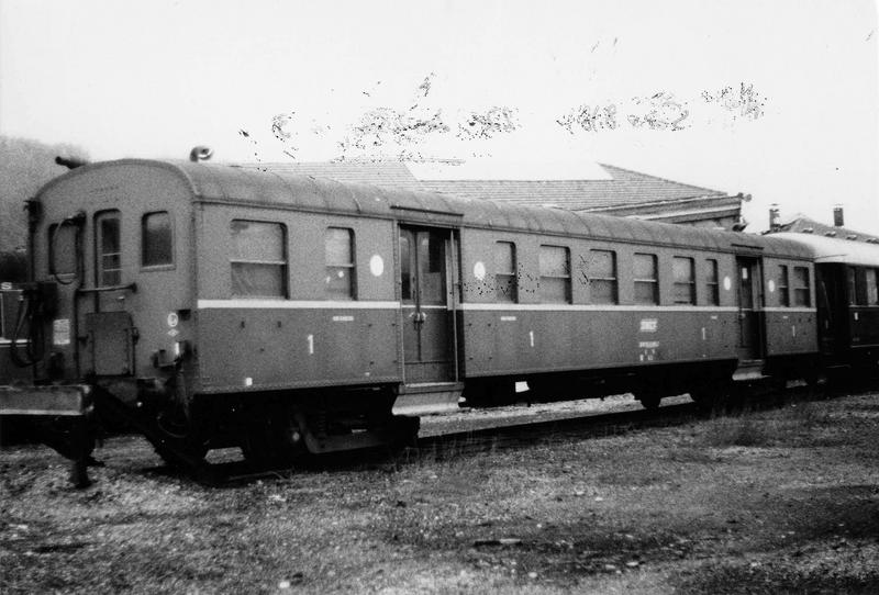 rame de sept wagons : A 47 285 (1933), B 17 151 (1929), B 20 240 (1929), B 20 256 (1929), BD 47 248 (1932) - © Ministère de la Culture (France), Médiathèque du patrimoine et de la photographie (objets mobiliers), tous droits réservés
