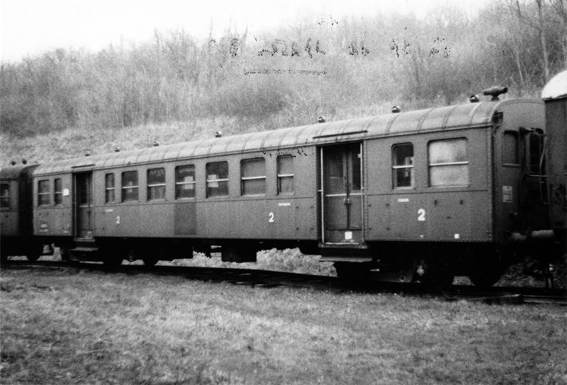 rame de sept wagons : A 47 285 (1933), B 17 151 (1929), B 20 240 (1929), B 20 256 (1929), BD 47 248 (1932) - © Ministère de la Culture (France), Médiathèque du patrimoine et de la photographie (objets mobiliers), tous droits réservés