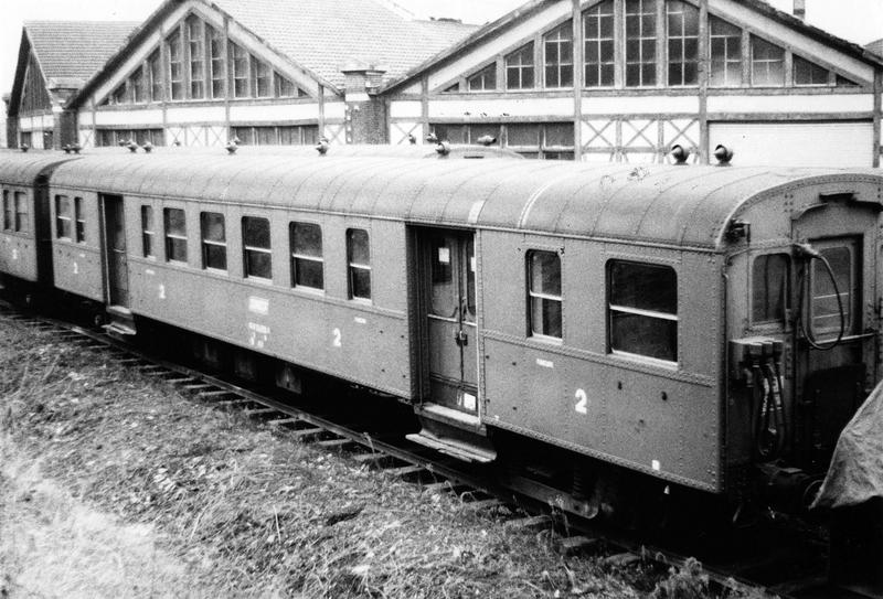 rame de sept wagons : A 47 285 (1933), B 17 151 (1929), B 20 240 (1929), B 20 256 (1929), BD 47 248 (1932) - © Ministère de la Culture (France), Médiathèque du patrimoine et de la photographie (objets mobiliers), tous droits réservés