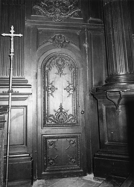 lambris de revêtement, porte
