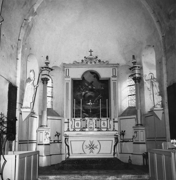 retable du maître-autel, lambris de revêtement - © Ministère de la Culture (France), Médiathèque du patrimoine et de la photographie (objets mobiliers), tous droits réservés