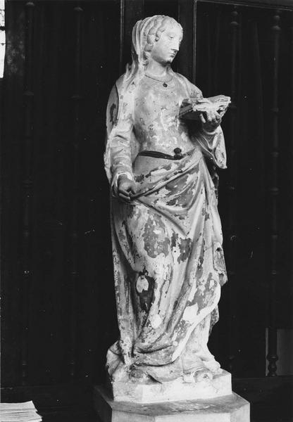 statue : La Vierge de l'Annonciation - © Ministère de la Culture (France), Médiathèque du patrimoine et de la photographie (objets mobiliers), tous droits réservés