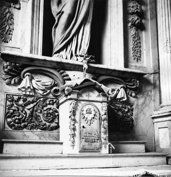 retable de la chapelle de la Vierge, détail