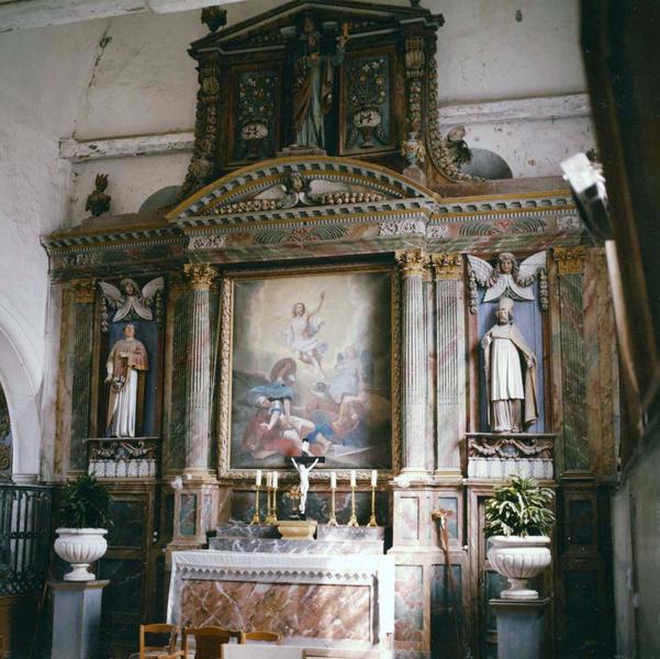 retable du maître-autel - © Ministère de la Culture (France), Médiathèque du patrimoine et de la photographie (objets mobiliers), tous droits réservés