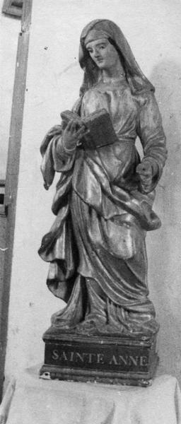 statue : Sainte Anne - © Ministère de la Culture (France), Médiathèque du patrimoine et de la photographie (objets mobiliers), tous droits réservés