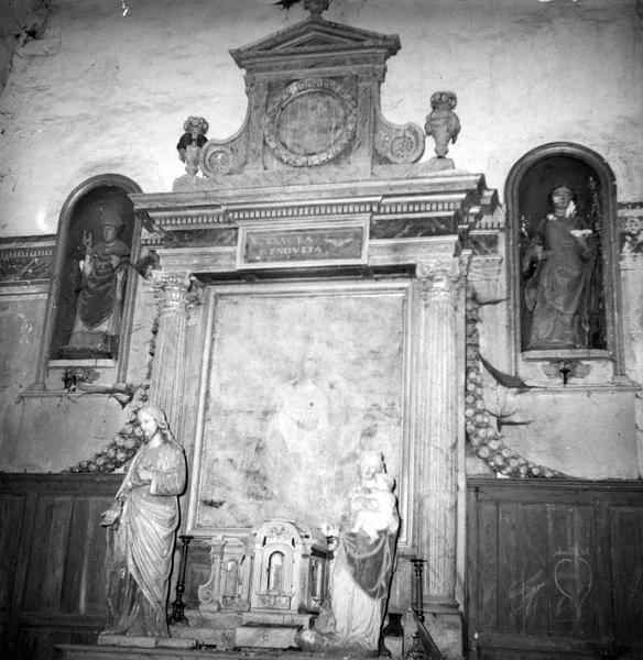 retable du maître-autel, statues - © Ministère de la Culture (France), Médiathèque du patrimoine et de la photographie (objets mobiliers), tous droits réservés