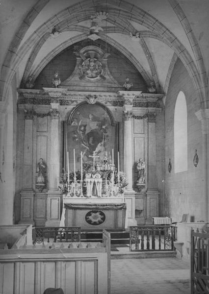 retable du maître-autel, tableau : L' Assomption - © Ministère de la Culture (France), Médiathèque du patrimoine et de la photographie (objets mobiliers), tous droits réservés