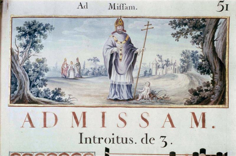 livre : missel de saint Leu et de saint Gilles, reliure, n°51
