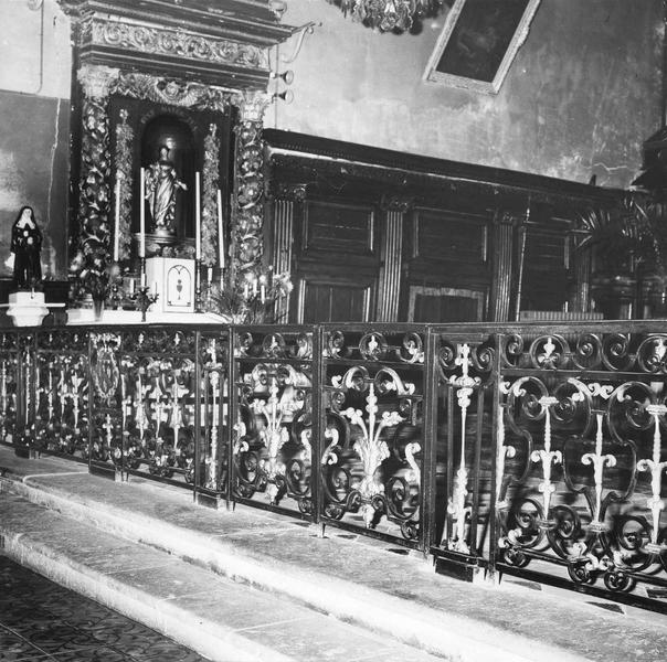 clôture (appui de communion) - © Ministère de la Culture (France), Médiathèque du patrimoine et de la photographie (objets mobiliers), tous droits réservés