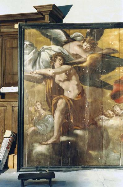 tableau : Le Christ en gloire, détail