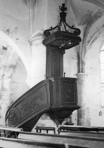 chaire à prêcher - © Ministère de la Culture (France), Médiathèque du patrimoine et de la photographie (objets mobiliers), tous droits réservés
