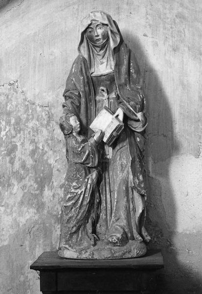 groupe sculpté : Sainte Anne et la Vierge - © Ministère de la Culture (France), Médiathèque du patrimoine et de la photographie (objets mobiliers), tous droits réservés