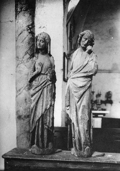 statue : Vierge et Saint Jean - © Ministère de la Culture (France), Médiathèque du patrimoine et de la photographie (objets mobiliers), tous droits réservés