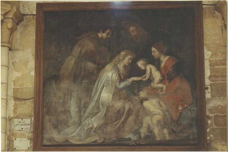 tableau : Le Mariage mystique de sainte Catherine, vue générale