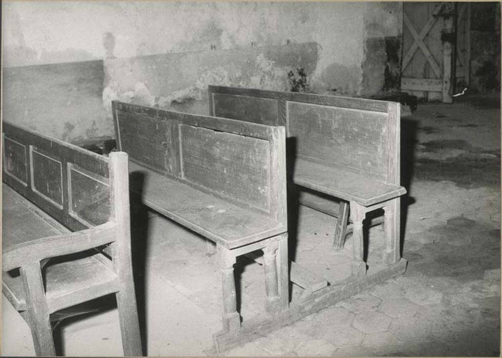 quatre bancs de fidèles - © Ministère de la Culture (France), Médiathèque du patrimoine et de la photographie, diffusion GrandPalaisRmn Photo