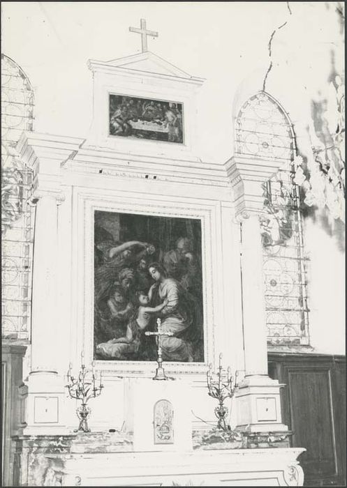 autel (maître-autel), retable et tableau : Sainte Famille - © Ministère de la Culture (France), Médiathèque du patrimoine et de la photographie, diffusion GrandPalaisRmn Photo